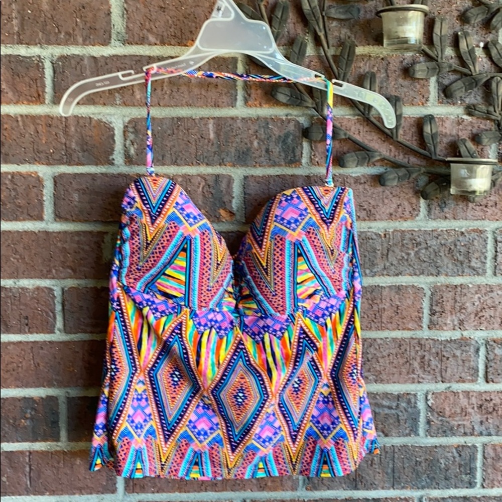 La Blanca size 12 tankini top swimsuit